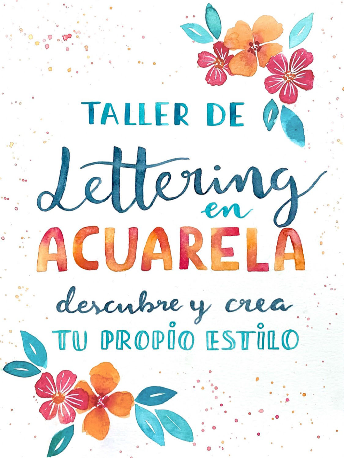Taller de Lettering en acuarela